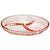 Petisqueira de Cristal Rosa Pearl 23cm x 2,5cm x 23cm - Wolff - Imagem 1
