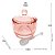 Meleira de Cristal com Colher Pearl Rosa 200ml - Wolff - Imagem 4