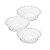 Conjunto 3 Bowls de Cristal Pearl 14cm x 4,5cm - Wolff - Imagem 1