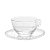 Conjunto 4 Xícaras de Chá de Cristal com Pires Pearl 180ml - Wolff - Imagem 4
