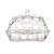 Manteigueira de Cristal Tress 17cm x 10,5cm x 8cm - Lyor - Imagem 4