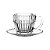 Conjunto 4 Xícaras de Café de Cristal Império 110ml - Wolff - Imagem 3