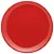 Prato Raso 26cm Unni Vermelho - Oxford - Imagem 1