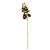 Haste Orquídea 3D Mini 60cm - Verde com Marrom - Imagem 1