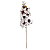 Haste Orquídea 70cm - Branco com Vinho - Imagem 1