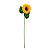 Haste Girassol 90cm - Amarelo - Imagem 1