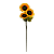 Haste Girassol X3 90cm - Amarelo - Imagem 1