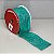 Fita Decorativa Aramada Verde com Glitter 6.3cm x 9.14m - Imagem 2