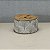 Fita Decorativa Floral em Champagne e Dourado 6.3cm x 9.14m - Imagem 2