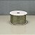 Fita Decorativa Verde Suave com Dourado 6.3cm x 9.14m - Imagem 1