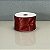 Fita Decorativa Vermelha Lisa 6.3cm x 9.14m - Imagem 1