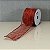Fita Decorativa Voal Vermelha 6.3cm x 9.14m - Imagem 2