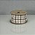 Fita Decorativa Aramada Estampa Xadrez Creme 6,3cm x 9,14m - Imagem 1