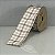 Fita Decorativa Aramada Estampa Xadrez Creme 6,3cm x 9,14m - Imagem 2