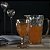 Jarra de Vidro Diamond Âmbar Metalizado 1,14L - Lyor - Imagem 10