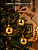 Kit 3 Bolas de Natal Dourada 10cm Brilhante - Imagem 3