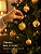 Kit 6 Bolas de Natal 6cm Dourada Brilhante Fosca Glitter - Imagem 5