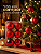 Kit 6 Bolas de Natal 6cm Vermelhas Brilhante Fosca Glitter - Imagem 8
