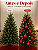 Kit 6 Bolas de Natal 8cm Vermelhas Brilhante Fosca Glitter - Imagem 10