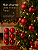 Kit 6 Bolas de Natal 8cm Vermelhas Brilhante Fosca Glitter - Imagem 9