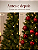 Kit 6 Bolas de Natal 6cm Vermelha Escura Brilhante Fosca Glitter - Imagem 10