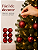 Kit 6 Bolas de Natal 8cm Vermelha Escura Brilhante Fosca Glitter - Imagem 4
