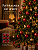Kit 6 Bolas de Natal 8cm Vermelha Escura Brilhante Fosca Glitter - Imagem 8