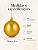 Bola de Natal Dourada 15cm Brilhante - Imagem 3