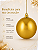 Bola de Natal Dourada 15cm Brilhante - Imagem 4