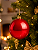 Bola de Natal Vermelha 15cm Brilhante - Imagem 9