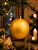 Bola de Natal Dourada 15cm Fosca - Imagem 10