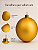 Bola de Natal Dourada 15cm Fosca - Imagem 6