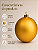 Bola de Natal Dourada 15cm Fosca - Imagem 4
