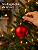 Bola de Natal Vermelha 12cm Fosca - Imagem 4