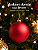 Bola de Natal Vermelha 15cm Fosca - Imagem 10