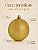 Bola de Natal Dourada 12cm Glitter - Imagem 9