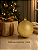 Bola de Natal Dourada 12cm Glitter - Imagem 5