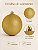 Bola de Natal Dourada 12cm Glitter - Imagem 8