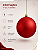 Bola de Natal Vermelha 12cm Glitter - Imagem 2