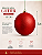 Bola de Natal Vermelha 15cm Glitter - Imagem 4
