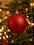 Bola de Natal Vermelha 15cm Glitter - Imagem 9