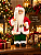 Papai Noel Decorativo Em Pé Com Lista 37cm Poliresina - Imagem 8