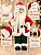 Papai Noel Decorativo Em Pé Com Lista 37cm Poliresina - Imagem 5