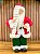 Papai Noel Verde em Pé Lista 30cm - Imagem 1