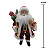 Papai Noel com Ursinho 30cm - Imagem 1