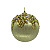 Papai Noel Casaco Dourado 18cm - Imagem 2