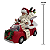Papai Noel Sentado no Carro 24cm - Imagem 1