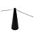 Ventilador Repelente de Mesa de Plástico Preto 24,5cm x 8cm x 19cm - Lyor - Imagem 1