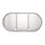 Petisqueira de Cristal com 3 Divisões Oval Pearl 30cm x 15cm x 2cm - Wolff - Imagem 1
