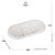 Petisqueira de Cristal com 3 Divisões Oval Pearl 30cm x 15cm x 2cm - Wolff - Imagem 5